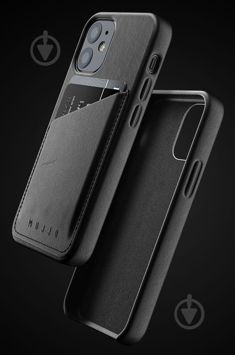 Чехол MUJJO Full Leather Wallet для Apple iPhone 12 Mini (MUJJO-CL-014-BK) black - фото 6