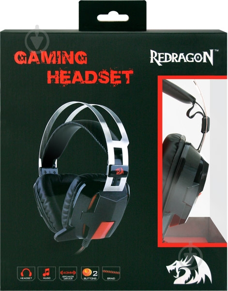 Гарнитура Redragon Lagopasmutus black - фото 7