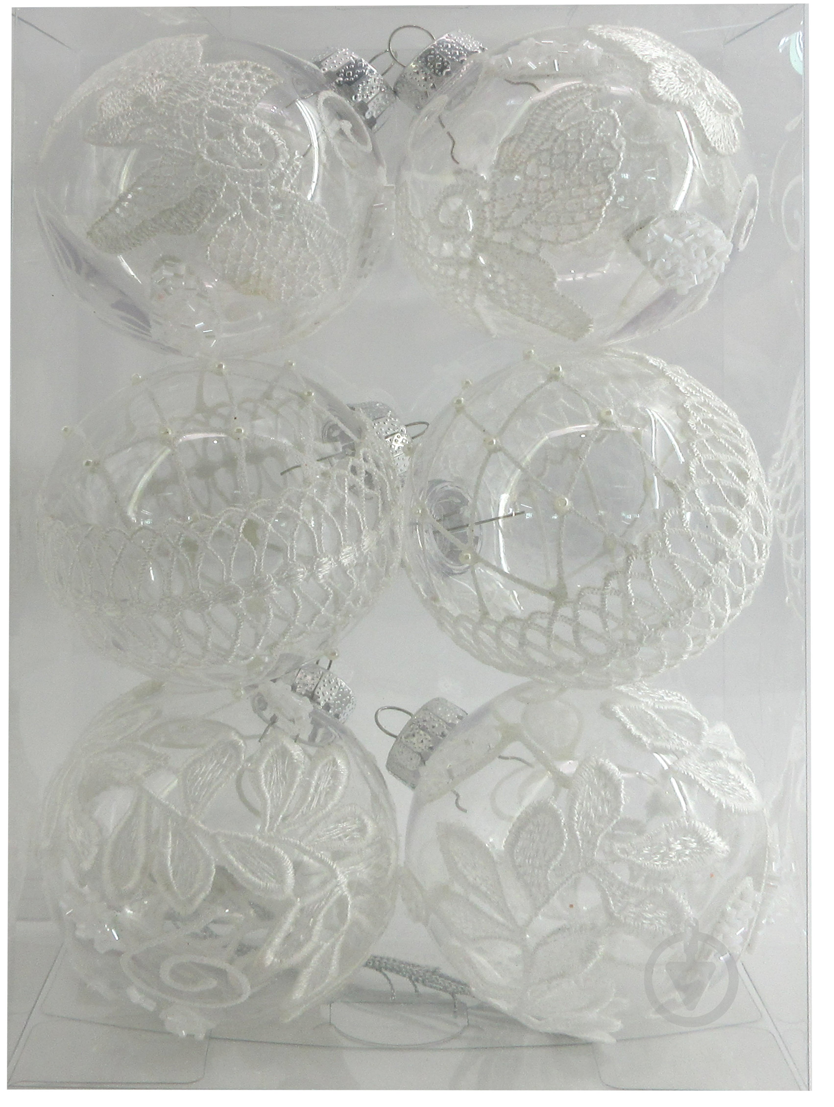 Набір куль ажурний YE25B350-40 d 8 мм 6 шт./уп. - фото 1 Набір куль ажурний YE25B350-40 d 8 мм 6 шт./уп. - фото 1