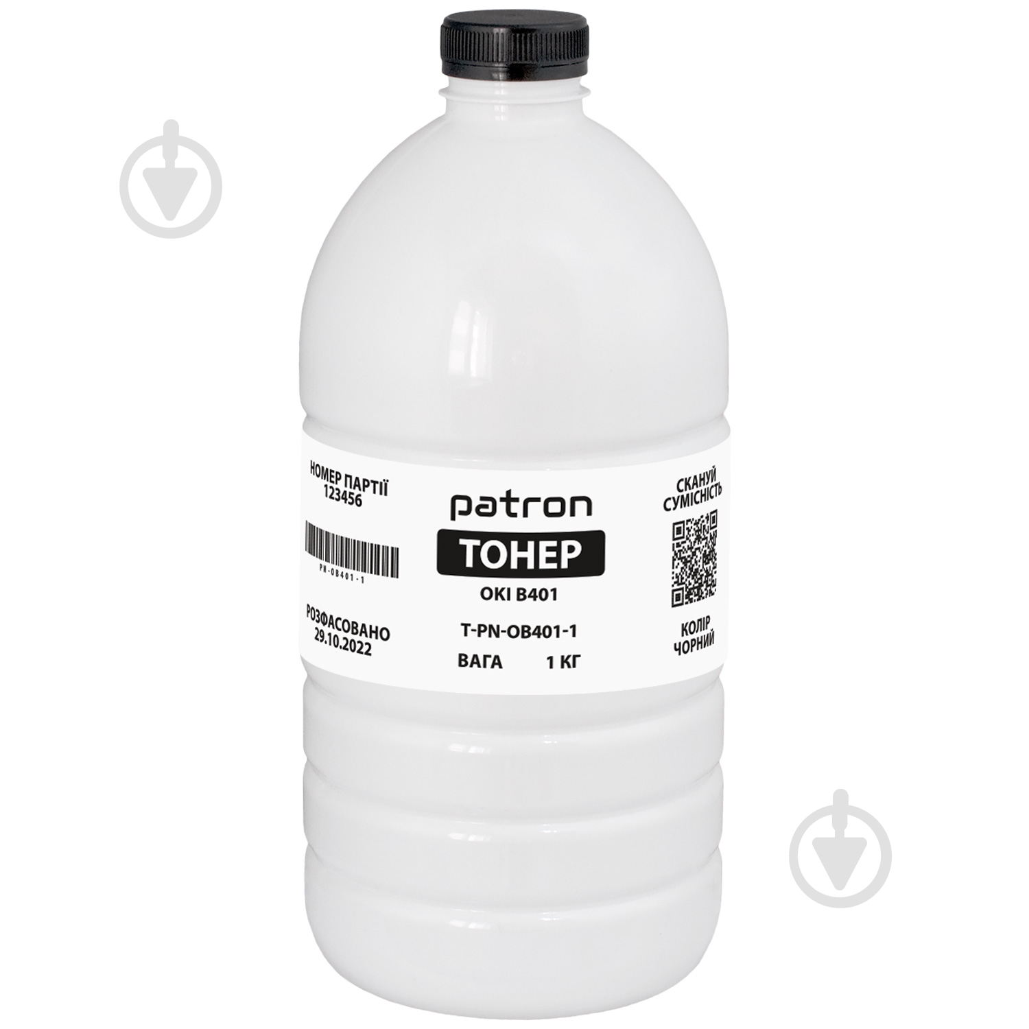 Тонер Patron Oki B401 1 кг (PN-OB401-1) - фото 1 Тонер Patron Oki B401 1 кг (PN-OB401-1) - фото 1