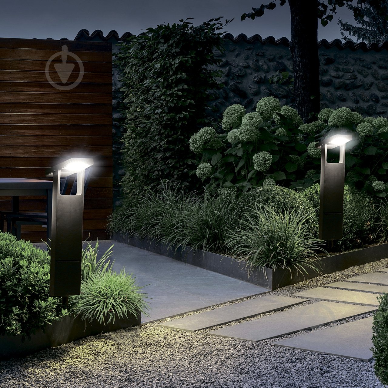Світильник на сонячній батареї Eurolamp 2 Вт IP54 чорний LED-2W/6500K(S2) - фото 3
