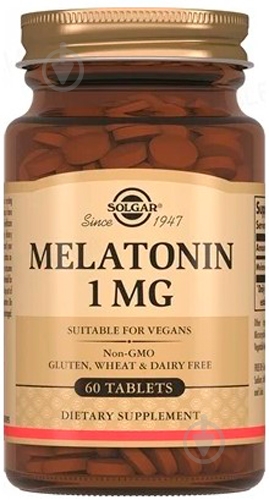Мелатонин 60 шт. таблетки 1 мг - фото 1