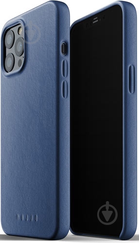 Чехол MUJJO Full Leather для Apple iPhone 12 Pro Max (MUJJO-CL-009-BL) monaco blue - фото 3