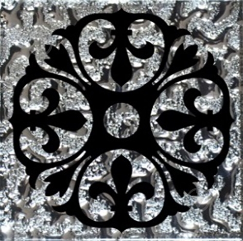 Тако Cerossa Ceramica стекло серебро (AL02-S) 6,6x6,6x8 см - фото 1