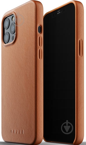 Чехол MUJJO Full Leather для Apple iPhone 12 Pro Max (MUJJO-CL-009-TN) tan - фото 2