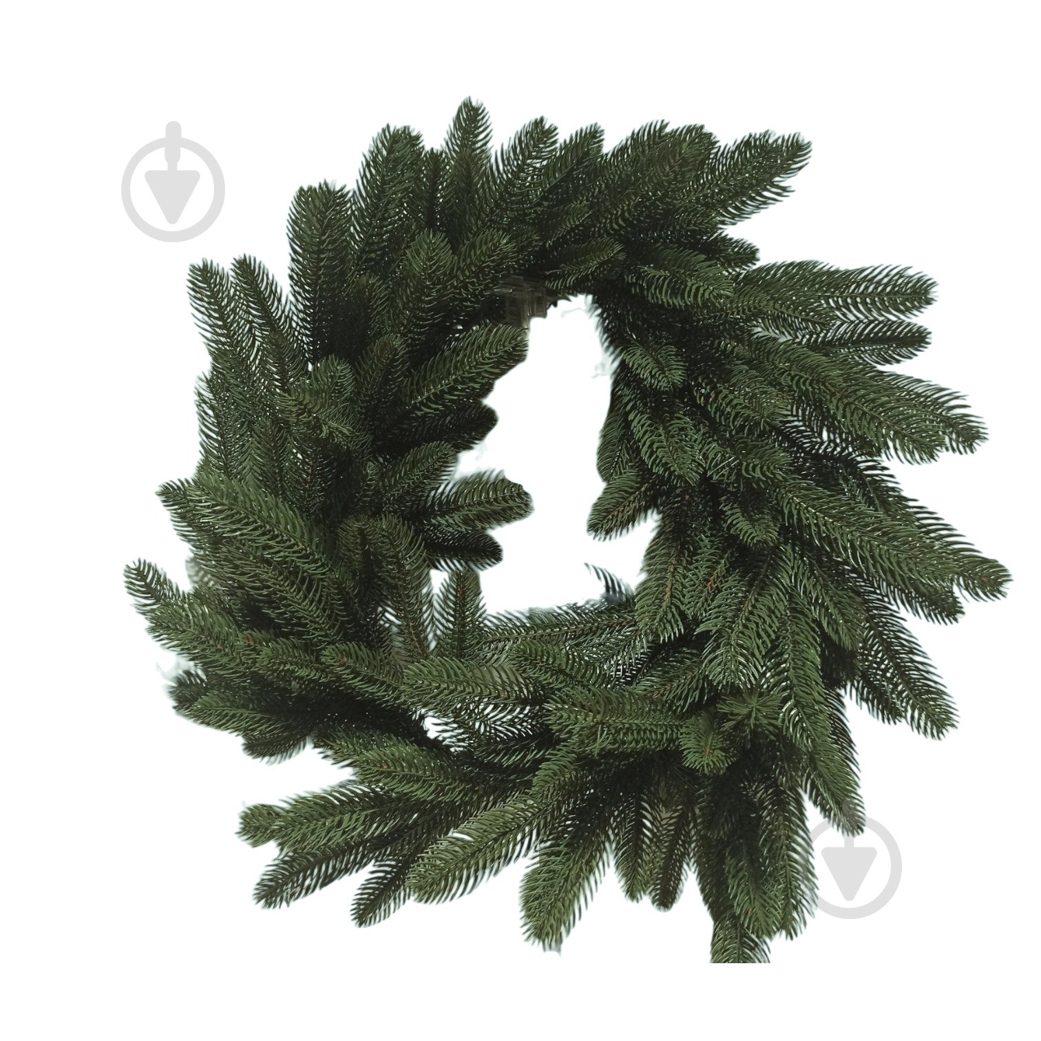 Вінок зі штучної хвої Святковий d400 мм - фото 1 Вінок зі штучної хвої Святковий d400 мм - фото 1