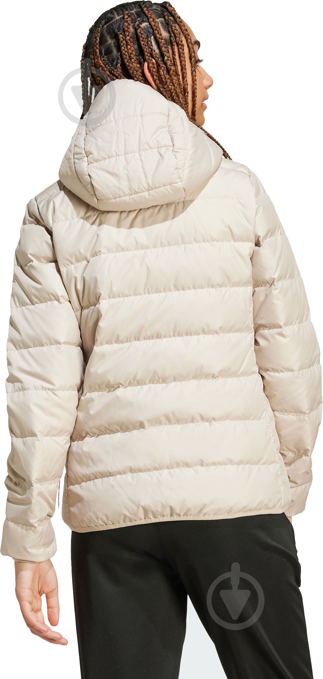 Пуховик жіночий зимовий Adidas W ESS L D HO J IX8930 р.L рожевий - фото 2 Пуховик жіночий зимовий Adidas W ESS L D HO J IX8930 р.L рожевий - фото 2