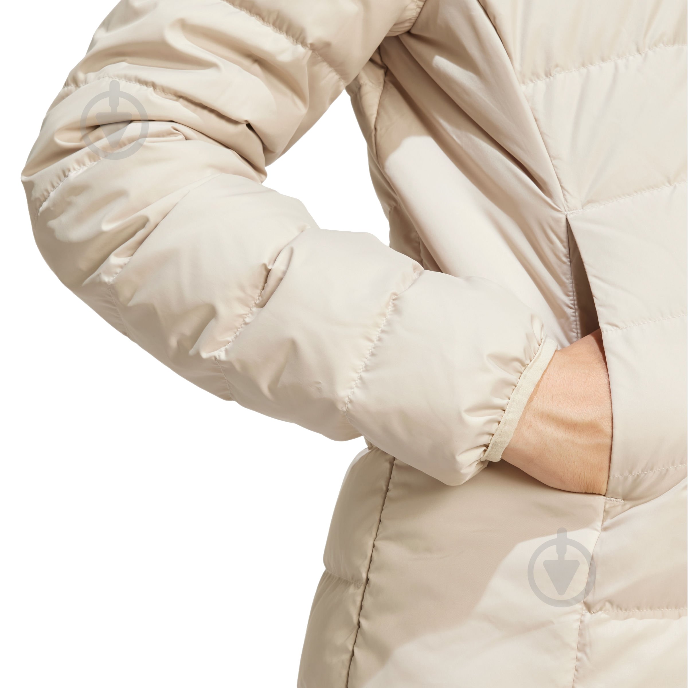 Пуховик жіночий зимовий Adidas W ESS L D HO J IX8930 р.L рожевий - фото 3 Пуховик жіночий зимовий Adidas W ESS L D HO J IX8930 р.L рожевий - фото 3