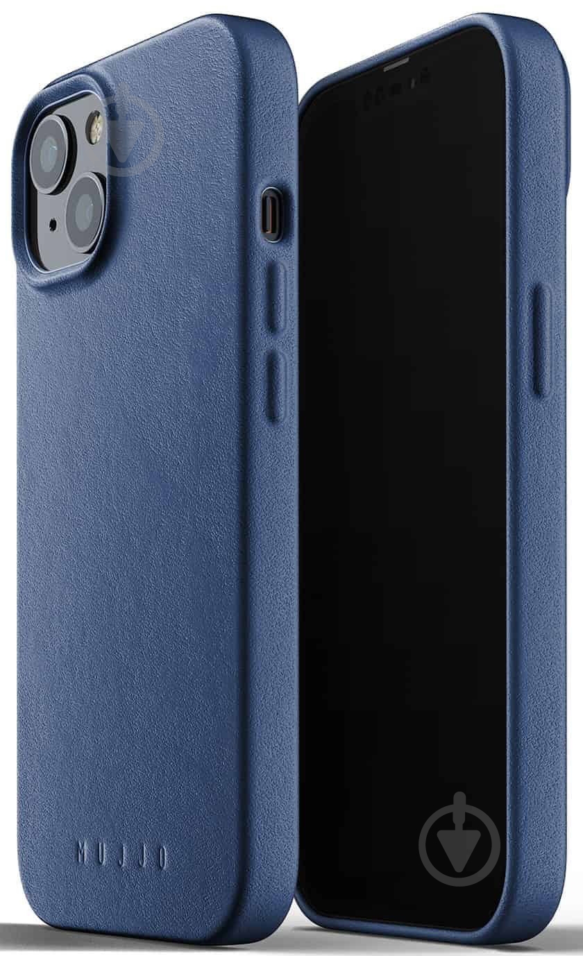 Чехол MUJJO Full Leather для Apple iPhone 13 (MUJJO-CL-021-BL) monaco blue - фото 3