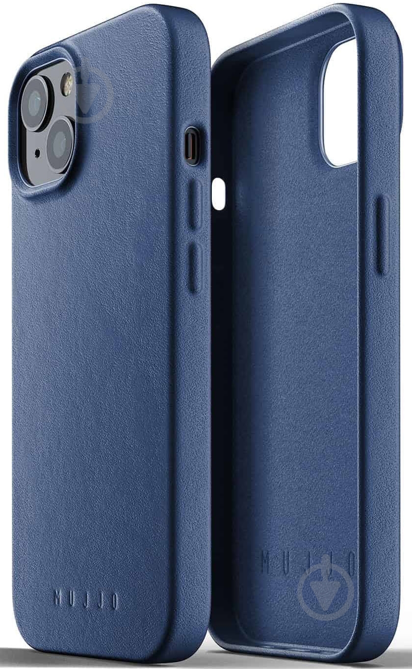 Чехол MUJJO Full Leather для Apple iPhone 13 (MUJJO-CL-021-BL) monaco blue - фото 2