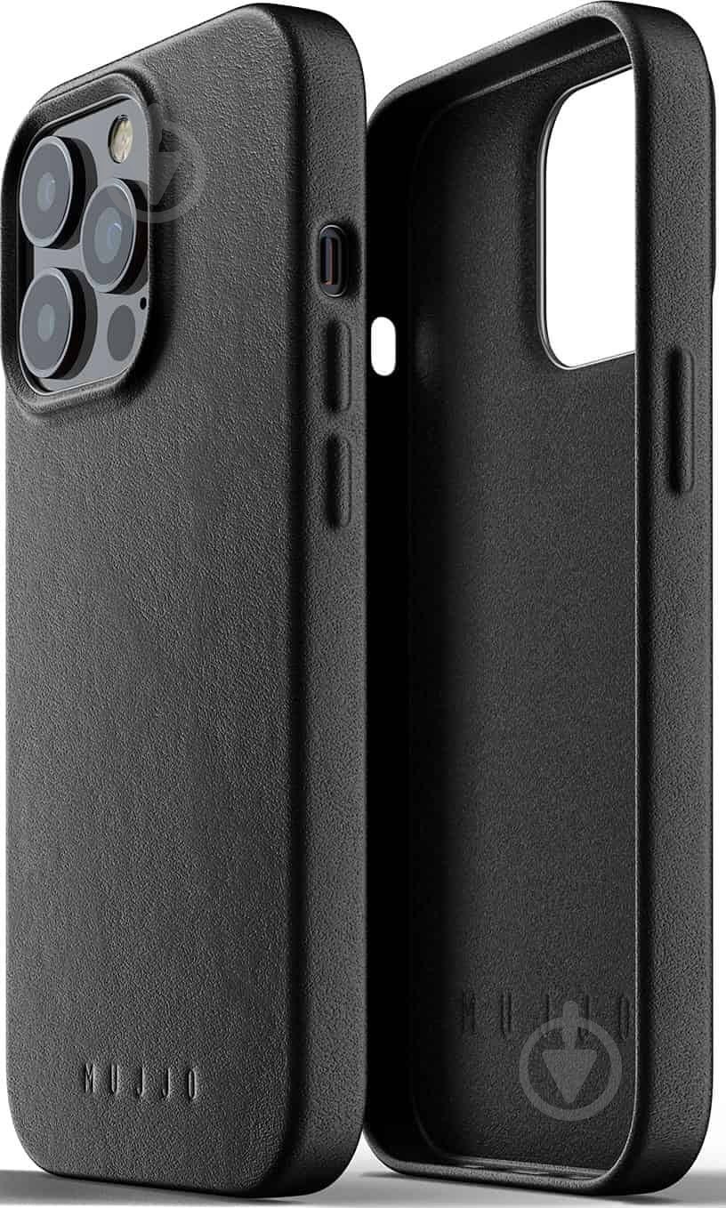 Чехол MUJJO Full Leather для Apple iPhone 13 Pro (MUJJO-CL-015-BK) black - фото 2