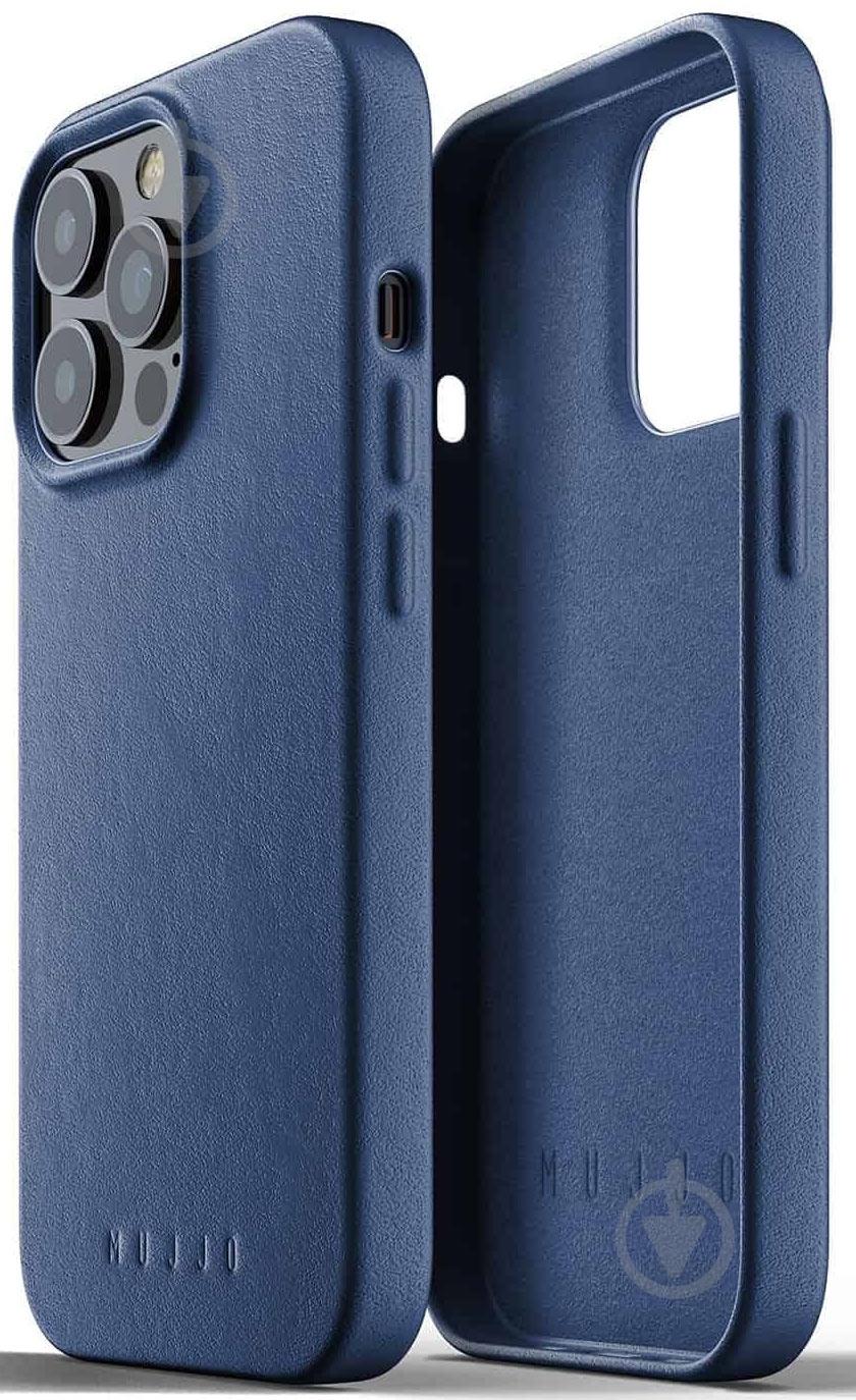 Чехол MUJJO Full Leather для Apple iPhone 13 Pro (MUJJO-CL-015-BL) monaco blue - фото 2