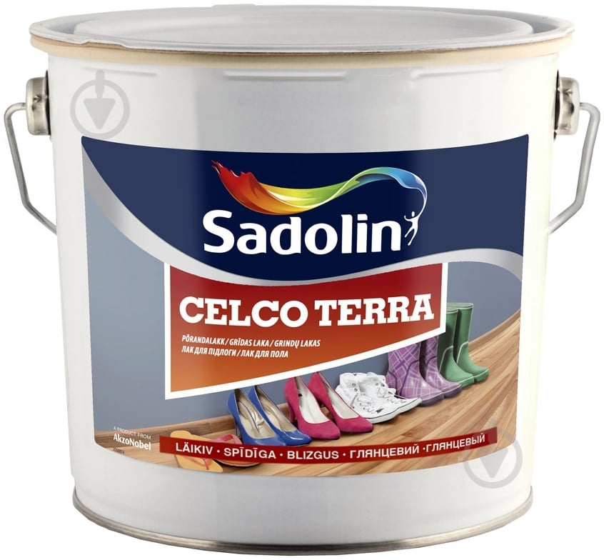 Лак для підлоги Celco Terra 90 Sadolin глянець 2,5 л - фото 1