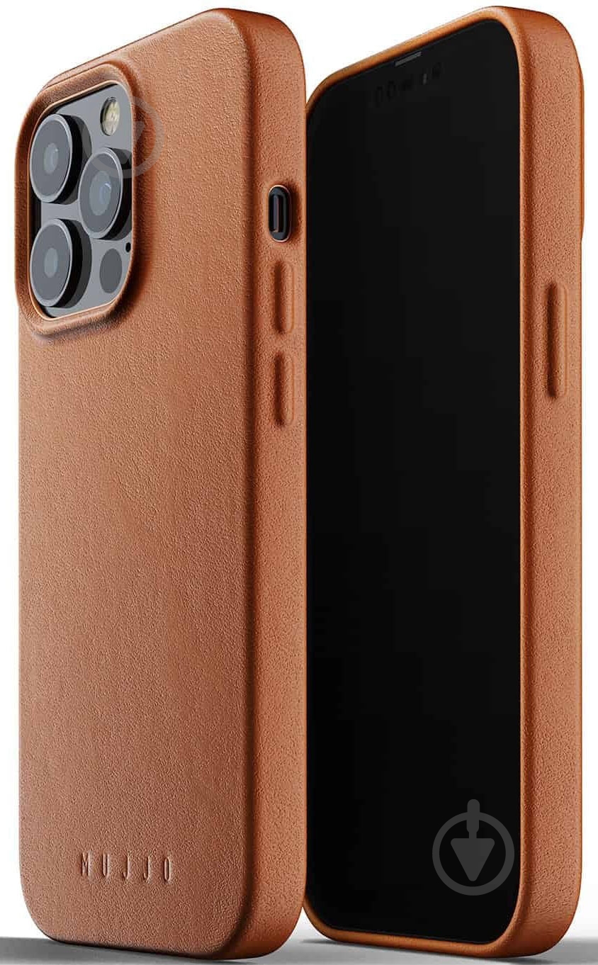 Чехол MUJJO Full Leather для Apple iPhone 13 Pro (MUJJO-CL-015-TN) tan - фото 3