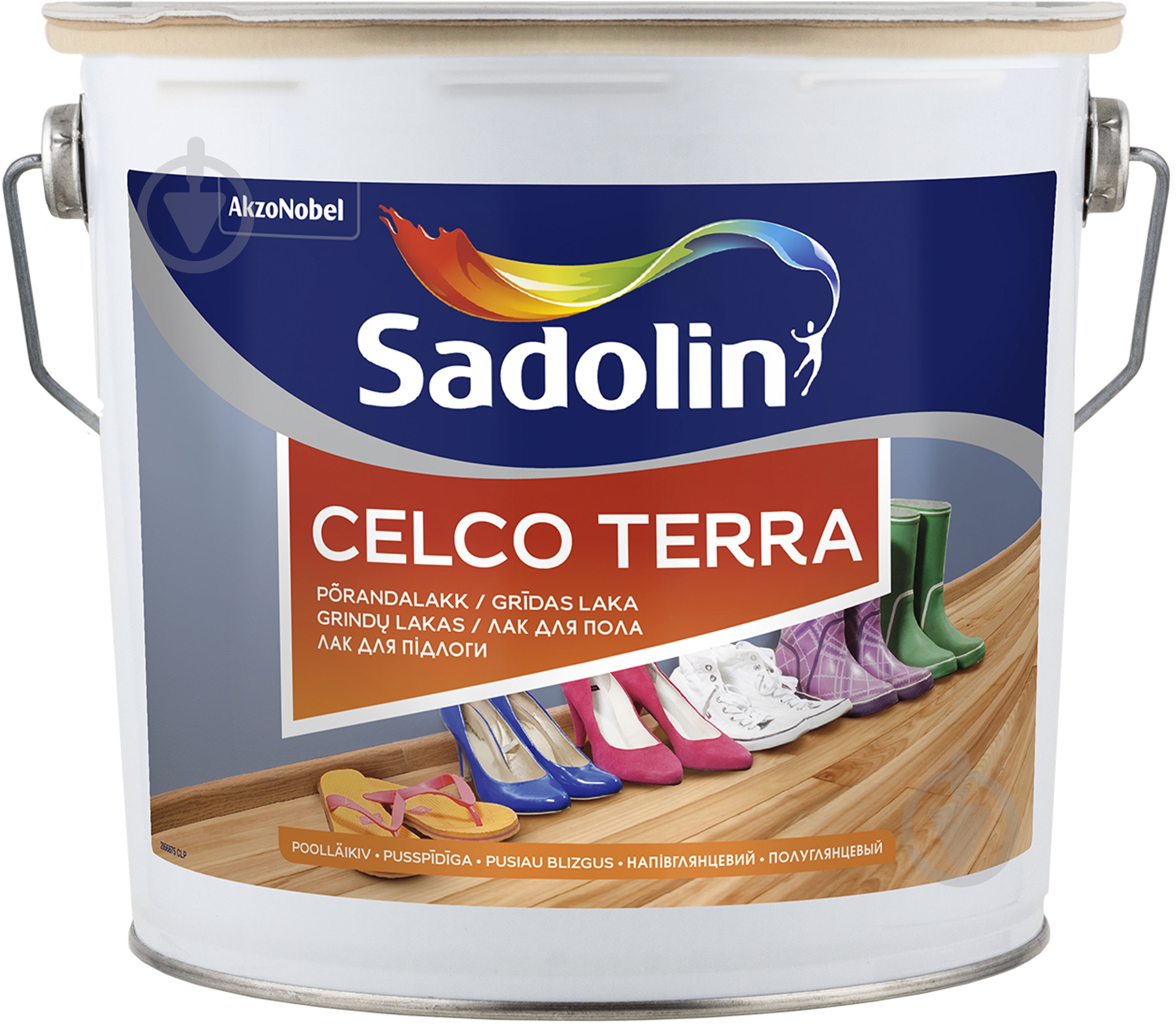 Лак для підлоги Celco Terra 45 Sadolin напівглянець 10 л - фото 1