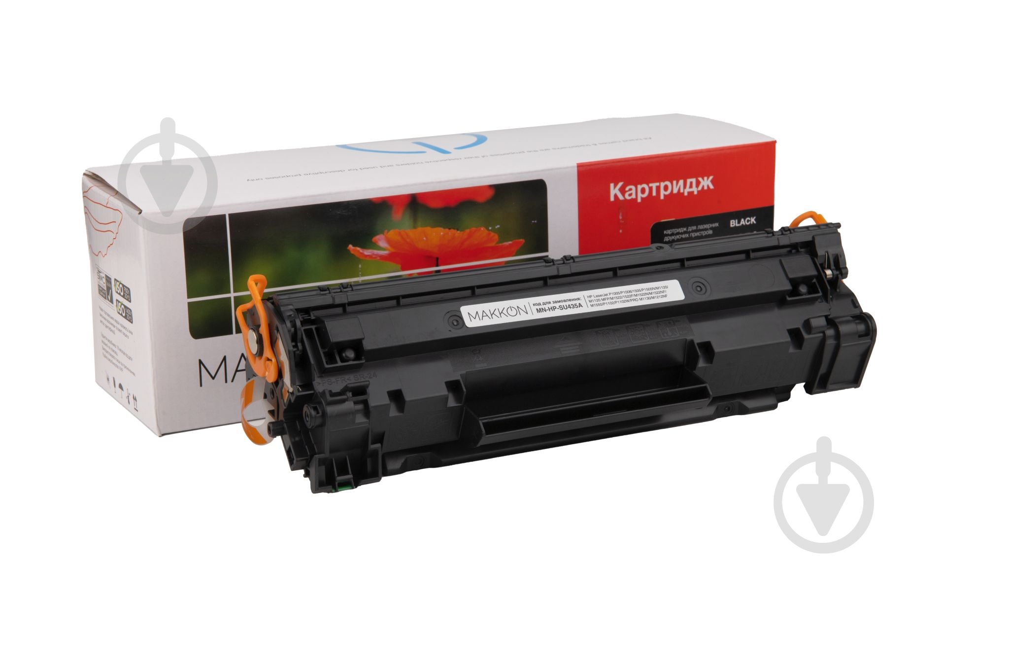 Картридж лазерний MAKKON сумісний аналог HP CB435A (35A)/CB436A (36A)/CE285A (85A), Canon 712/713/725 чорний - фото 1