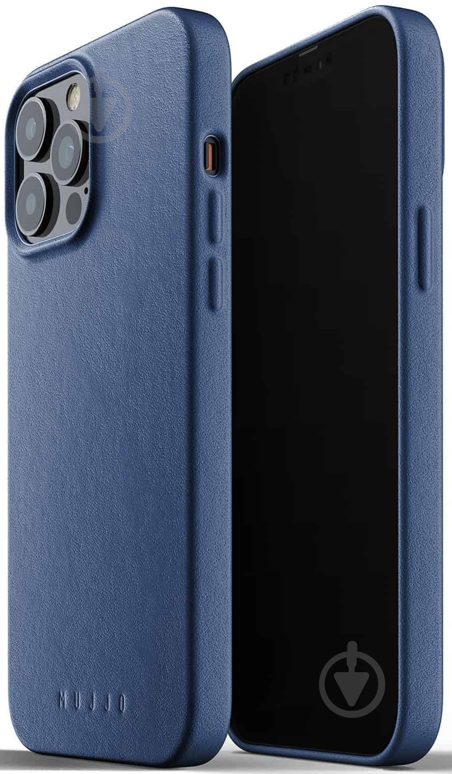 Чехол MUJJO Full Leather для Apple iPhone 13 Pro Max (MUJJO-CL-017-BL) monaco blue - фото 3