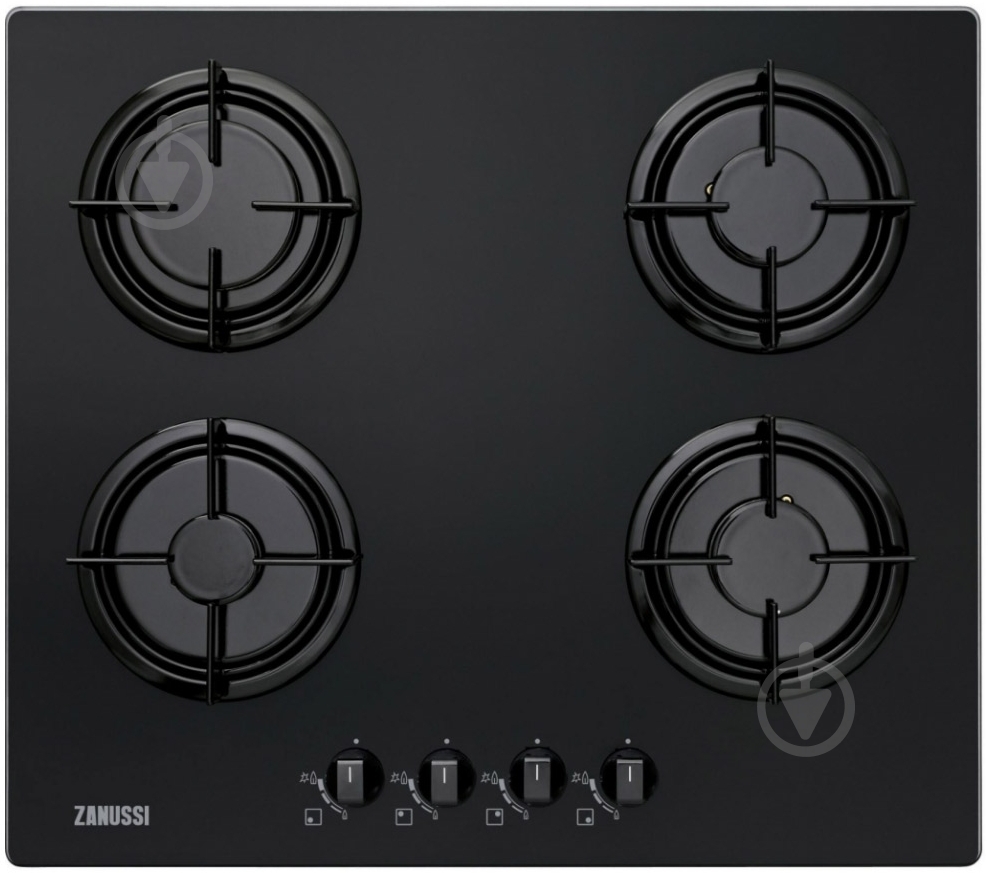 Варочная поверхность газовая Zanussi ZGO 65414 BA - фото 1
