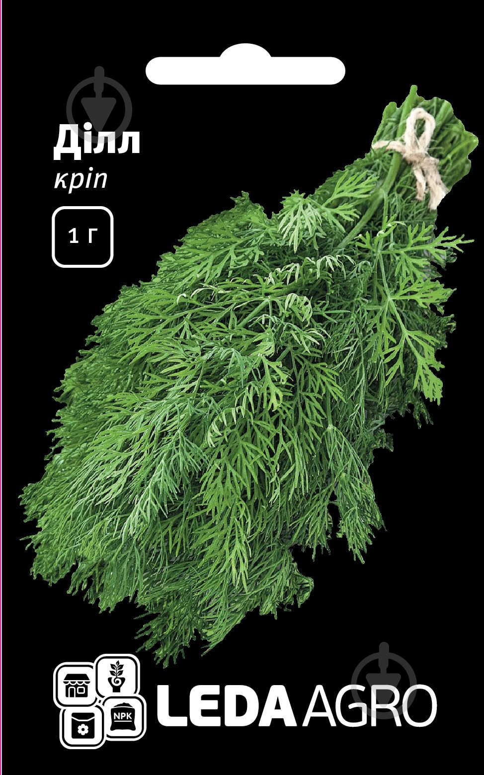 Насіння кріп Діл 1 г LedaAgro - фото 1