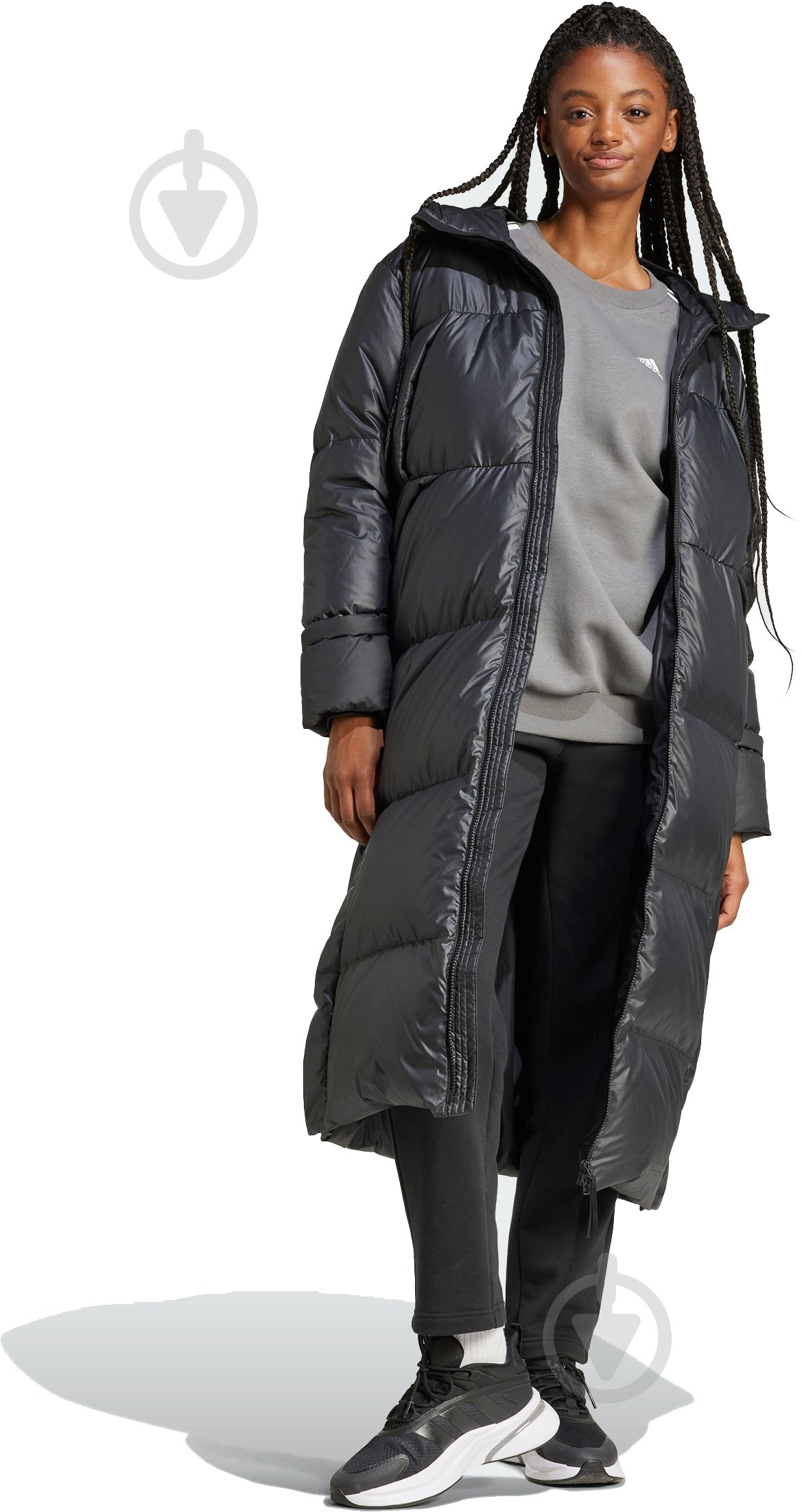 Куртка-парка женская зимняя Adidas W BIG BAFFLE C IV9770 р.M черная - фото 5