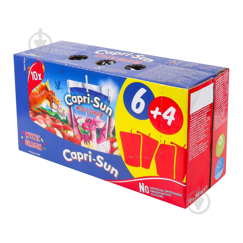 Сок Capri Sun Mistic Dragon (6+4) 0,2 л - фото 2
