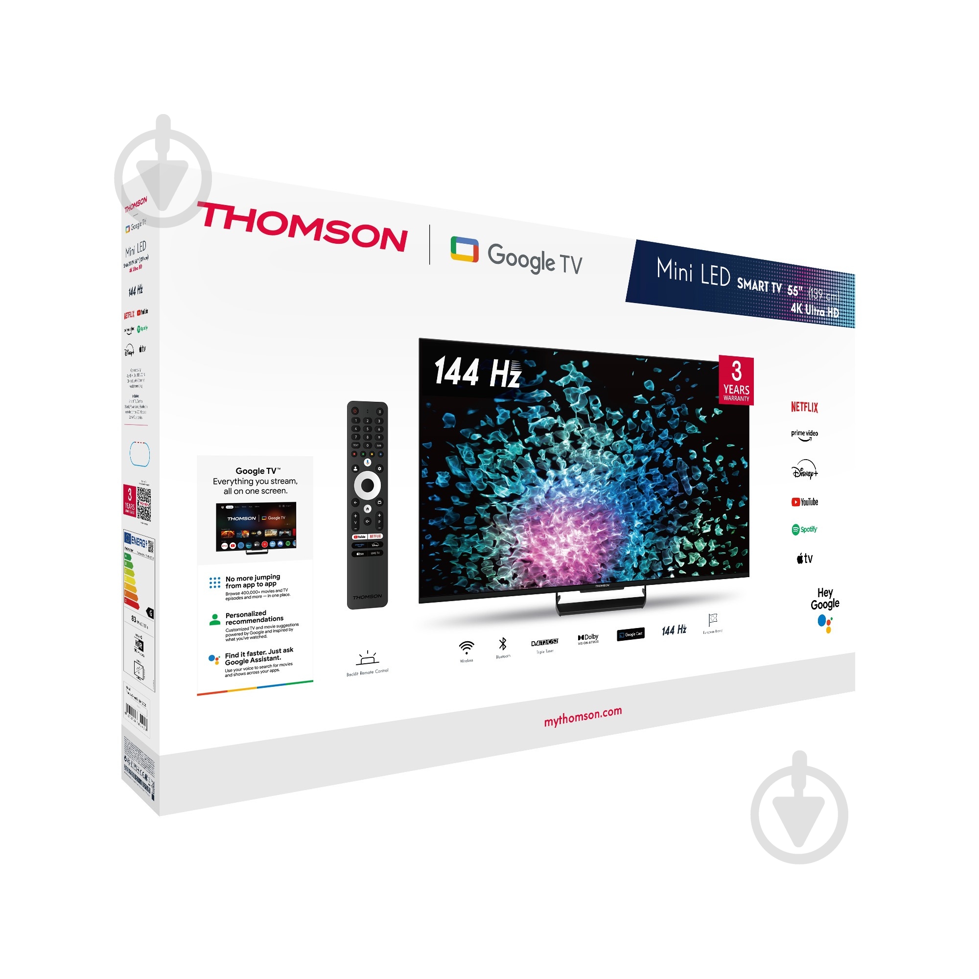 Телевизор Thomson 55MG7C15 Google TV 55" MiniLED UHD - фото 5