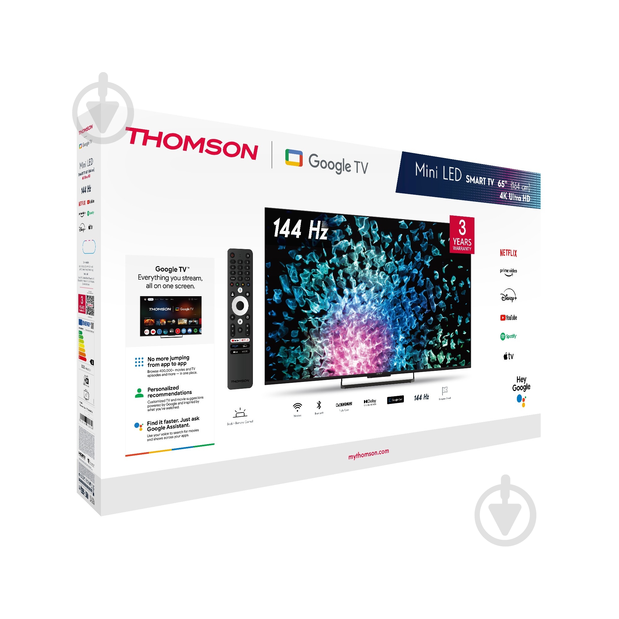 Телевізор Thomson 65MG7C15 Google TV 65" MiniLED - фото 11