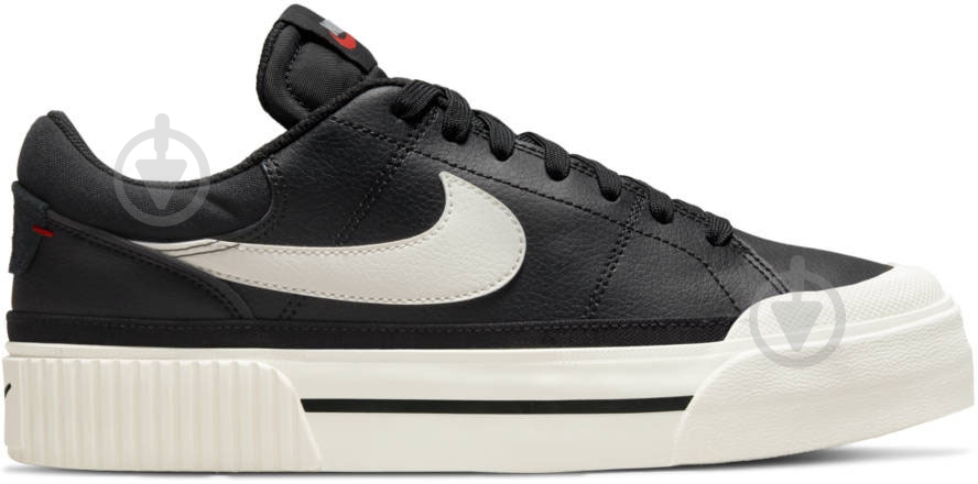 Кроссовки женские зимние Nike COURT LEGACY LIFT DM7590-001 р.36 черные - фото 1