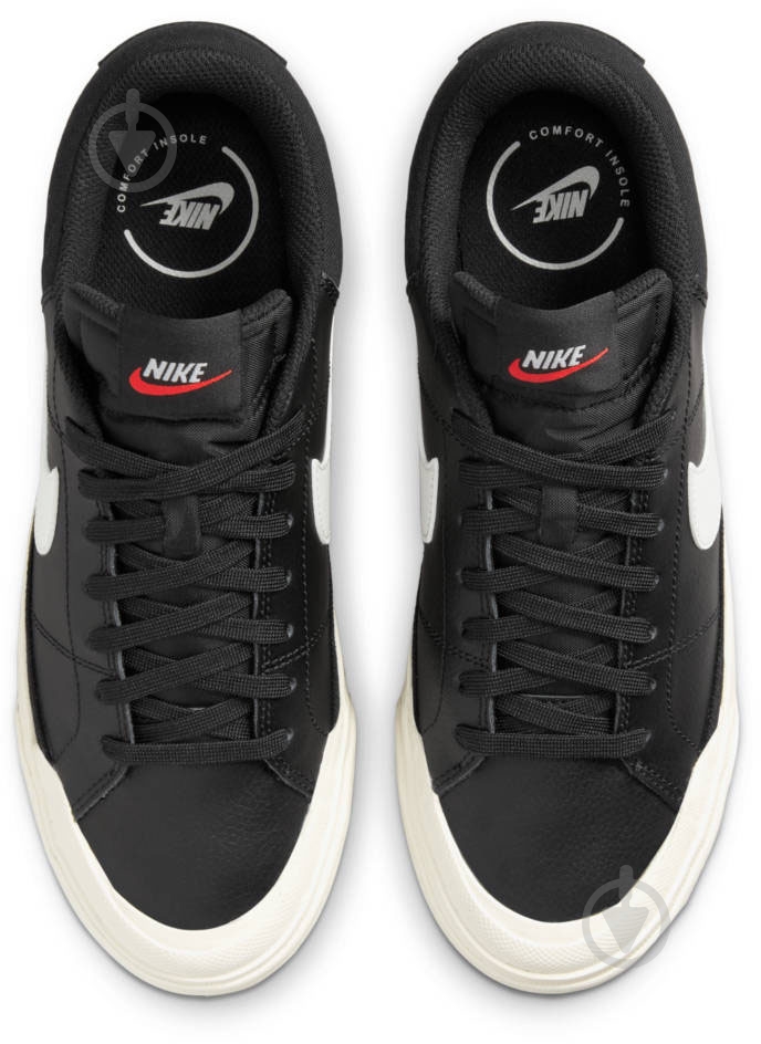 Кроссовки женские зимние Nike COURT LEGACY LIFT DM7590-001 р.36 черные - фото 6