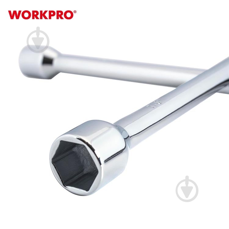 Ключ балонний для коліс хрестовий 350 мм (17/19/21/23 мм) PRO WORKPRO WP314004 - фото 5