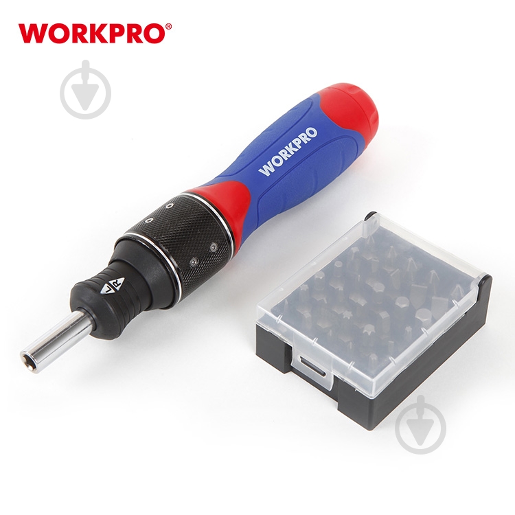 Отвертка со сменными насадками WORKPRO WP221055 - фото 2 Отвертка со сменными насадками WORKPRO WP221055 - фото 2