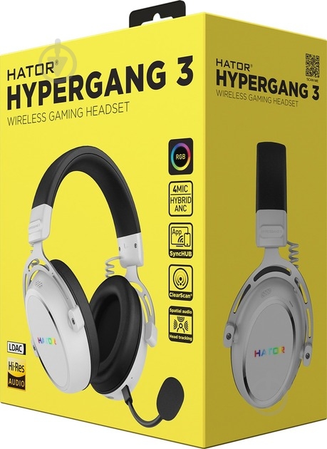 Наушники Hator Hypergang 3 white (ESH56) - фото 8