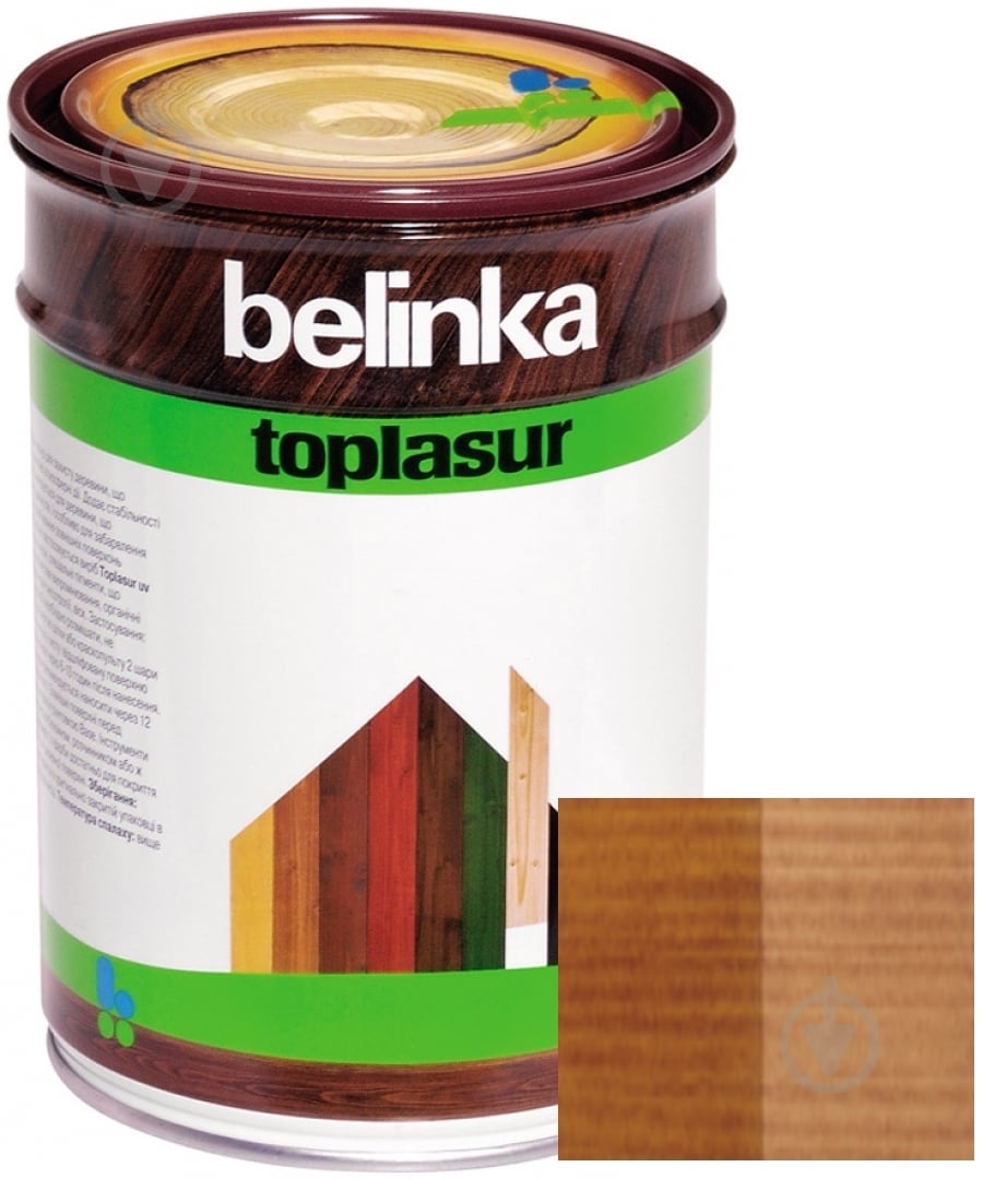 Краска-лазурь Belinka Toplasur 17 тик полуглянец 1 л - фото 1 Краска-лазурь Belinka Toplasur 17 тик полуглянец 1 л - фото 1