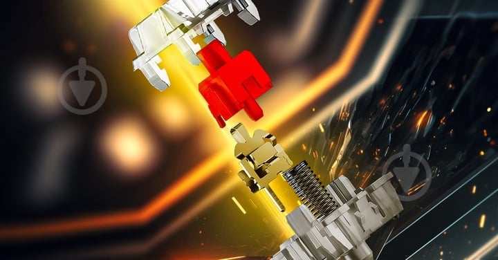 Клавіатура Hator Icefall Mecha Rainbow Hator Origin Red USB (HTK104UA) black - фото 8