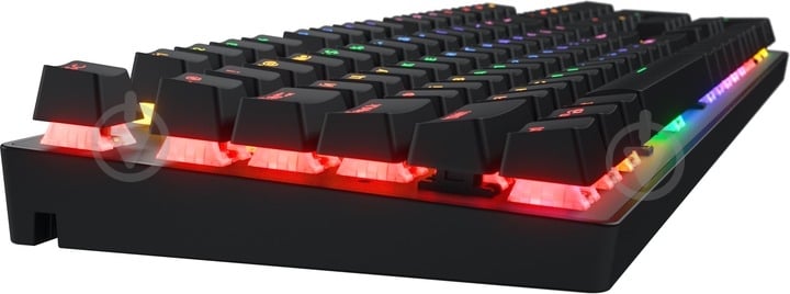 Клавіатура Hator Icefall Mecha Rainbow Hator Origin Red USB (HTK104UA) black - фото 5