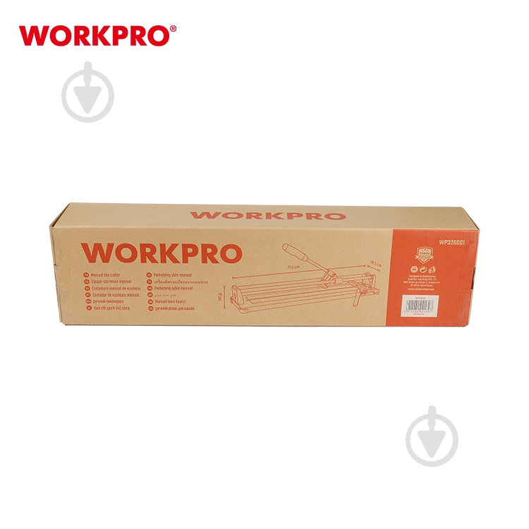 Плиткорез ручной WORKPRO PRO до 12 мм 600 мм WP326001 - фото 10