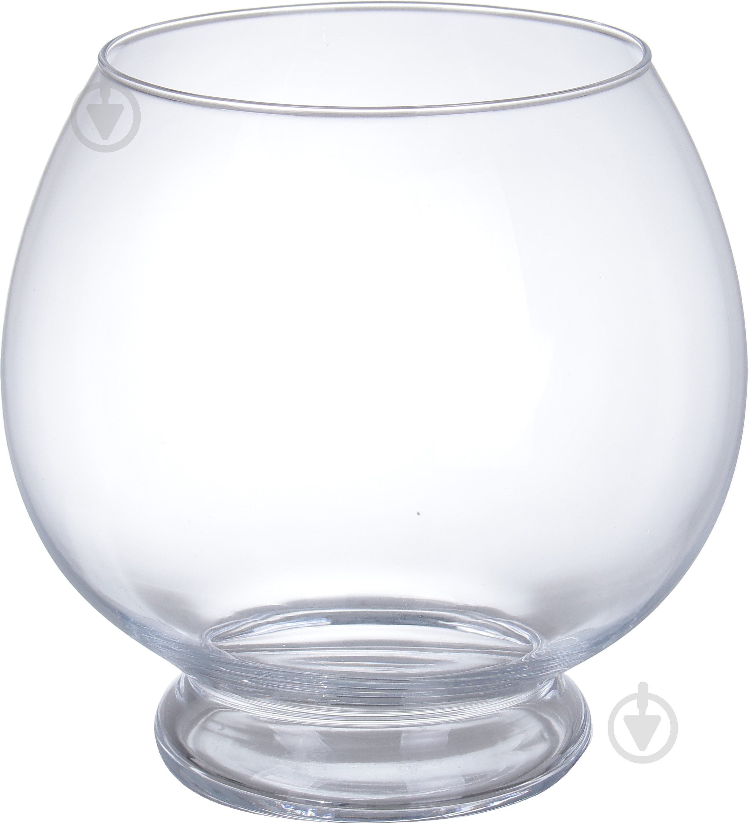 Ваза скляна Wrzesniak Glassworks Аквариум на ножке 20х20,5см 20,5 см прозора 15-1474 - фото 1