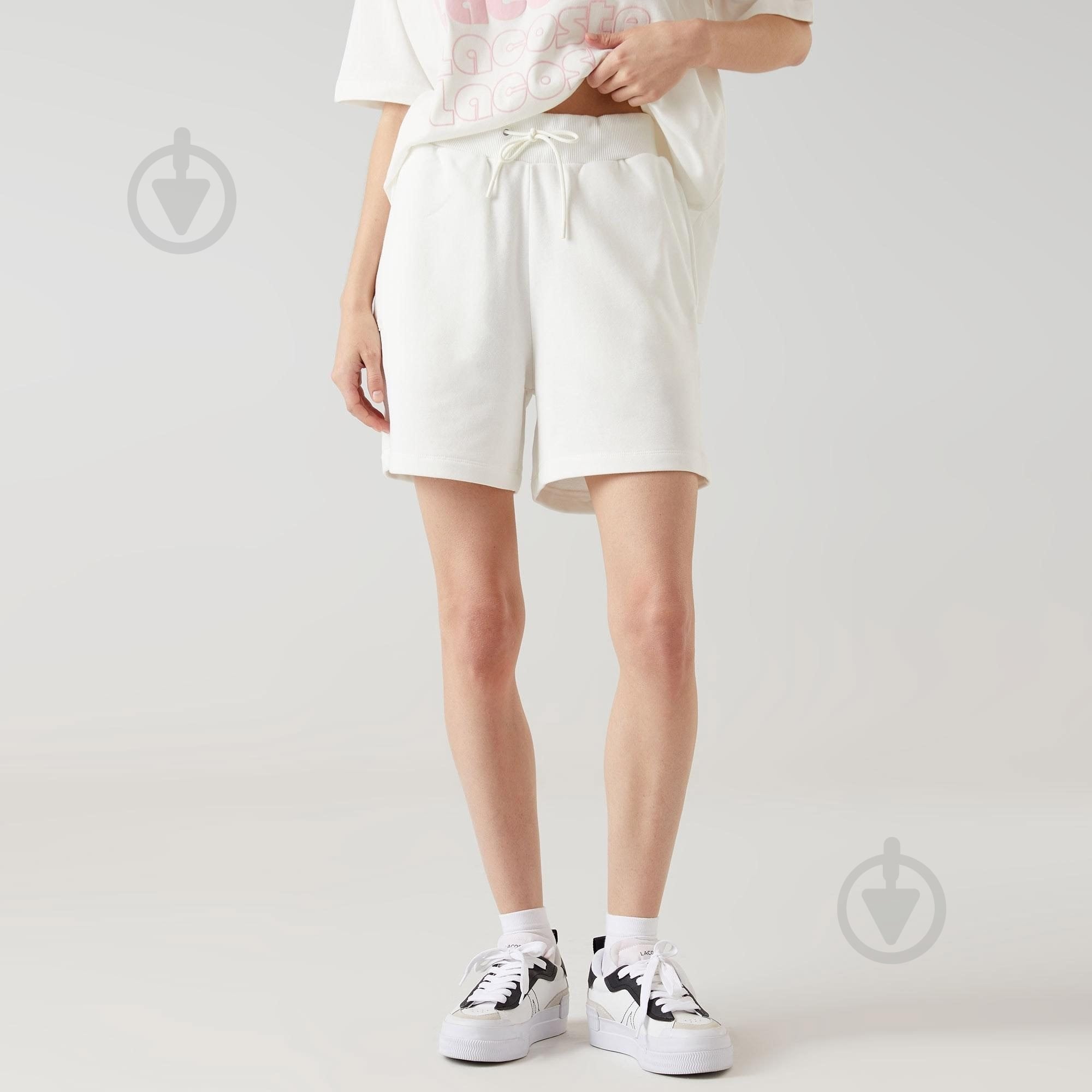 Шорты Lacoste Shorts GF0409-70V р. 40 белый - фото 1