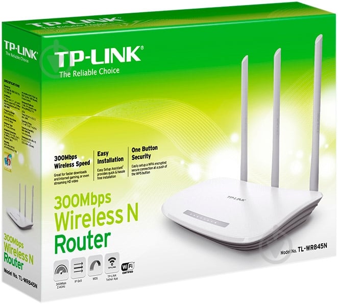 Wi-Fi-роутер TP-Link TL-WR845N - фото 4 Wi-Fi-роутер TP-Link TL-WR845N - фото 4