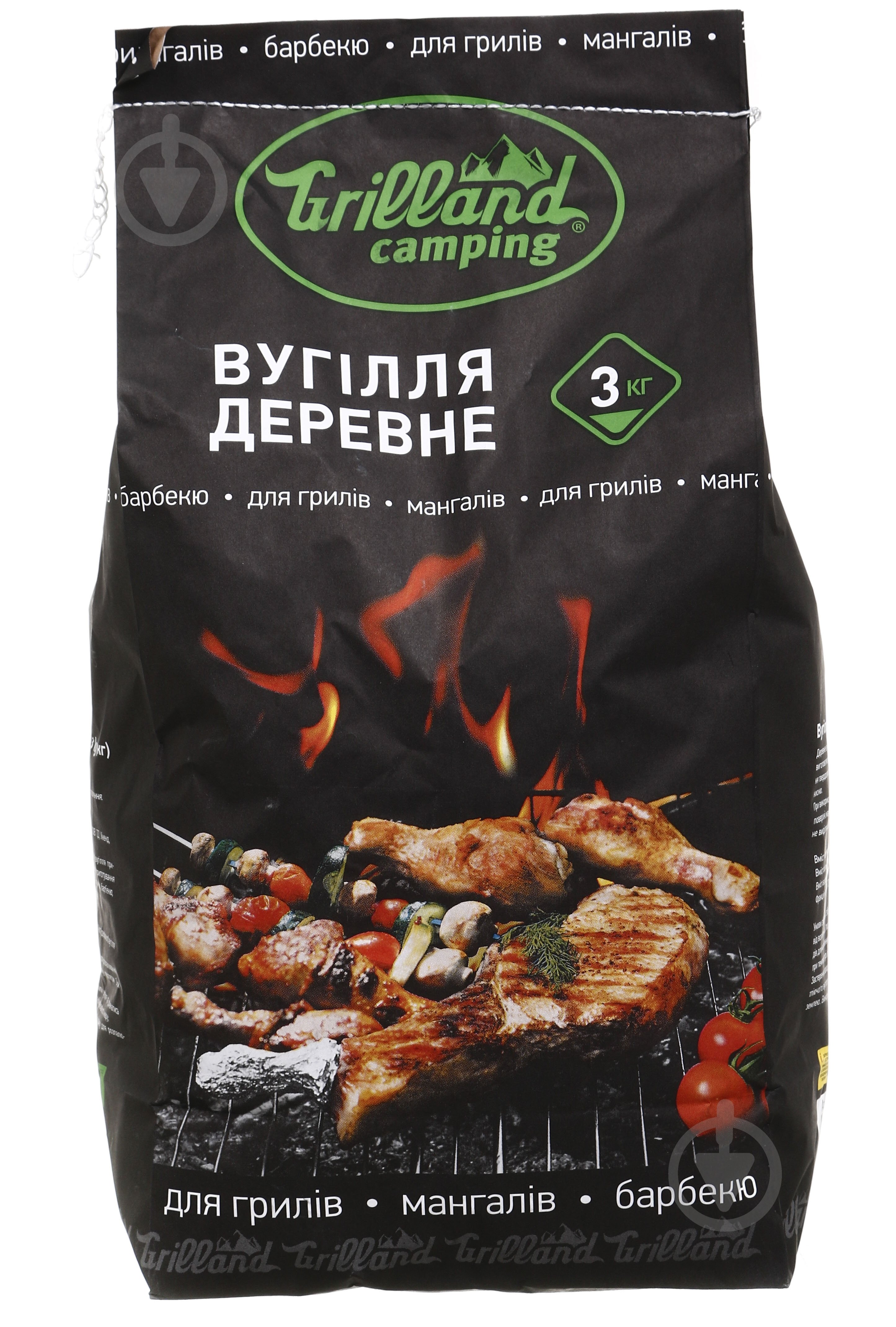 Вугілля деревне Grilland 3 кг 2211044697011 - фото 1