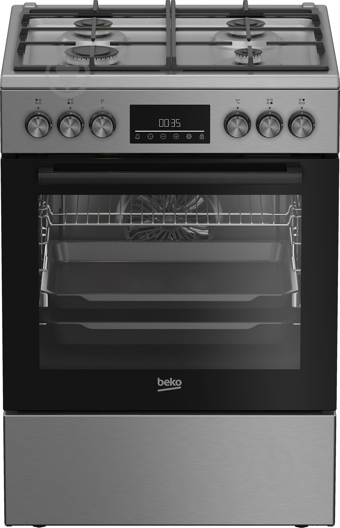 Плита комбинированная Beko FBM62330GXTN - фото 1