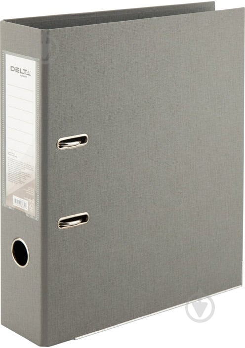 Папка-регистратор PP 7,5 cм серая d1712-03c Axent - фото 1
