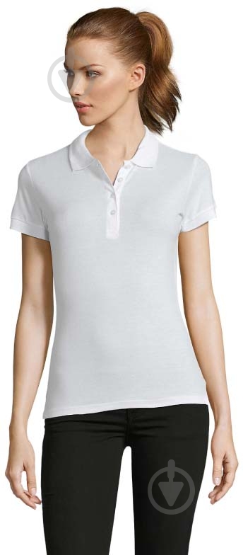 Поло Sol's Passion 11338102 р.S белый - фото 1