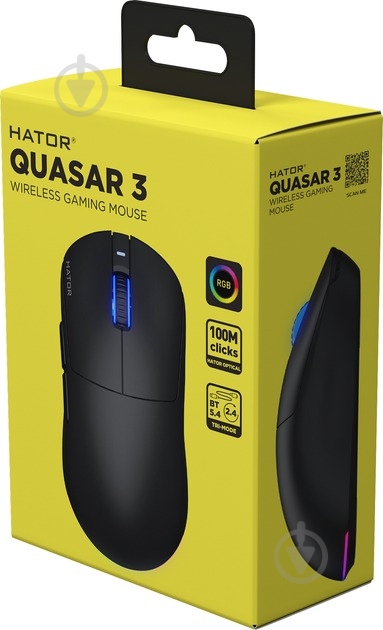 Мышка Hator Quasar 3 Wireless black (HTM730) - фото 7 Мышка Hator Quasar 3 Wireless black (HTM730) - фото 7
