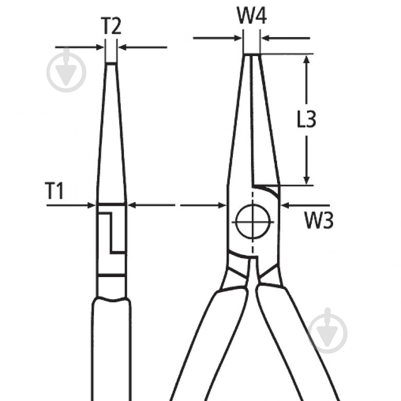 Длинногубцы KNIPEX 1 шт. 30 11 140 - фото 4
