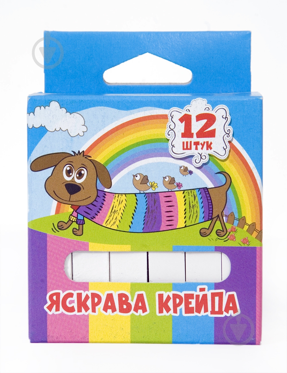 Мел школьный белый 12 шт. 110706P iTEM - фото 1