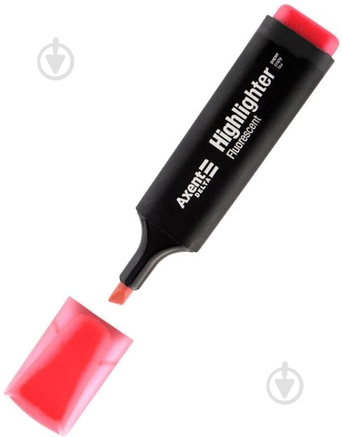 Маркер Axent Delta Highlighter 1-5 мм D2501-10 розовый - фото 1