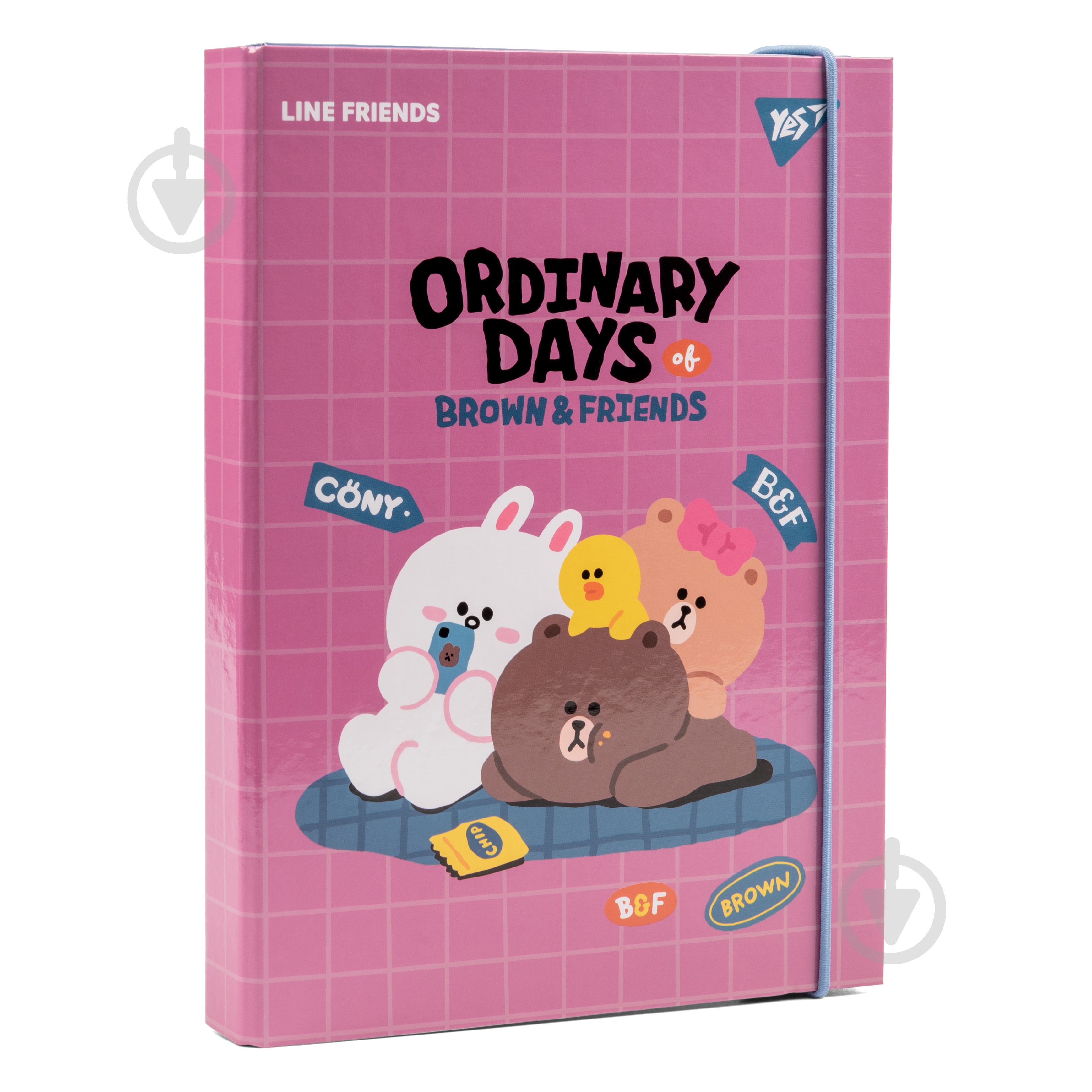 Папка для тетрадей картонная В5 Line friends YES - фото 1 Папка для тетрадей картонная В5 Line friends YES - фото 1