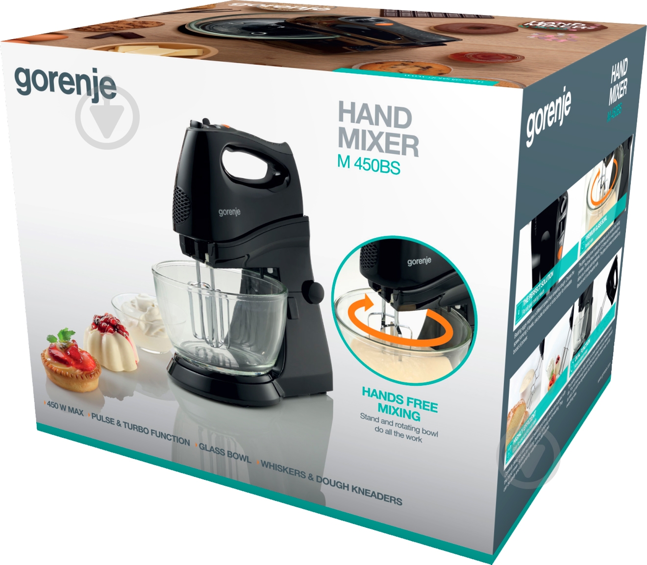 Миксер планетарный Gorenje M 450 BS - фото 4 Миксер планетарный Gorenje M 450 BS - фото 4