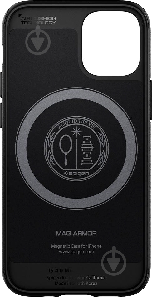 Чехол Spigen Mag Armor для Apple iPhone 12 Mini (ACS01866) black - фото 8